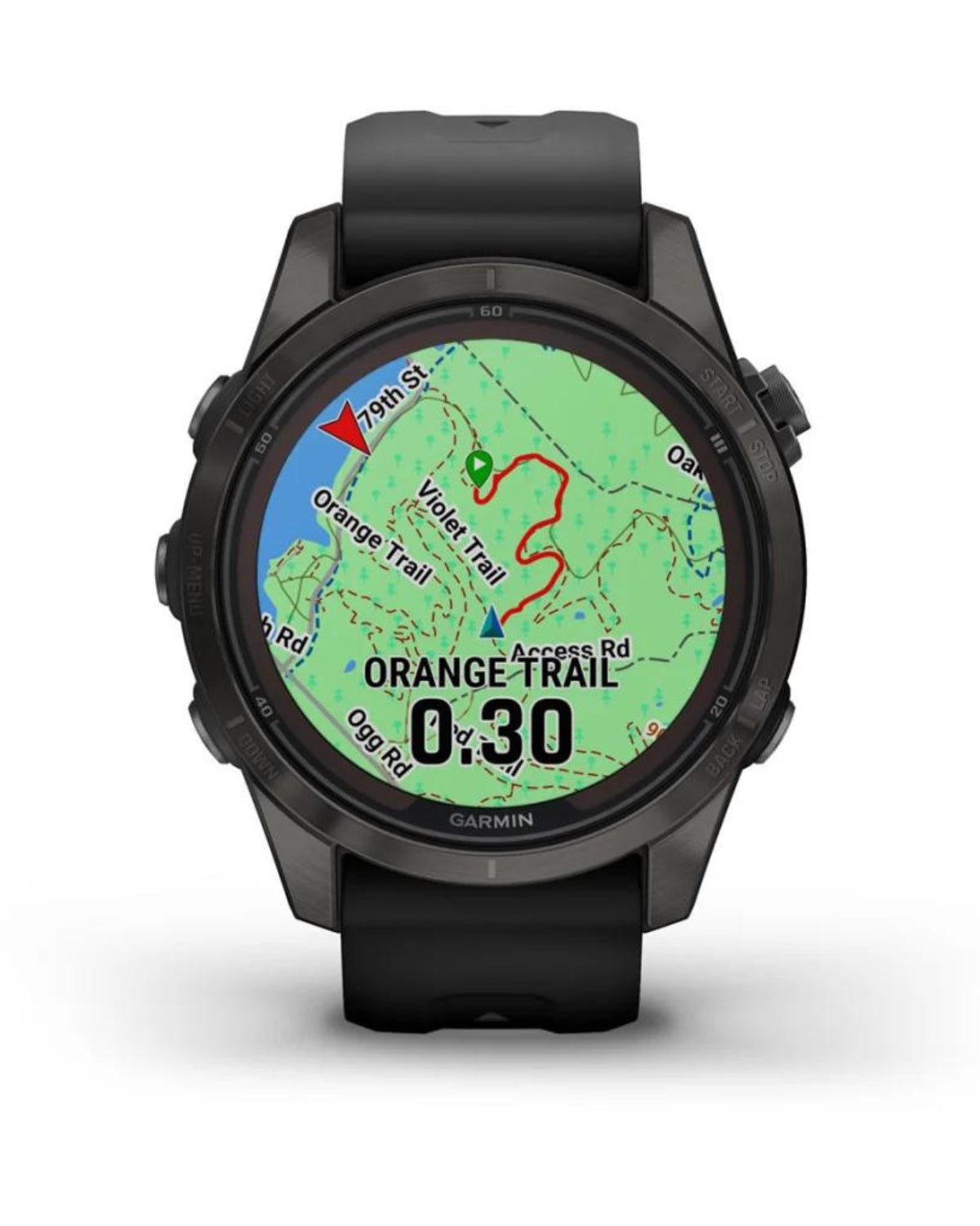 Smartwatch Garmin fēnix® 7X Pro, Sapphire Solar Titan DLC Carbon Grey, Curea Neagră, 51MM
