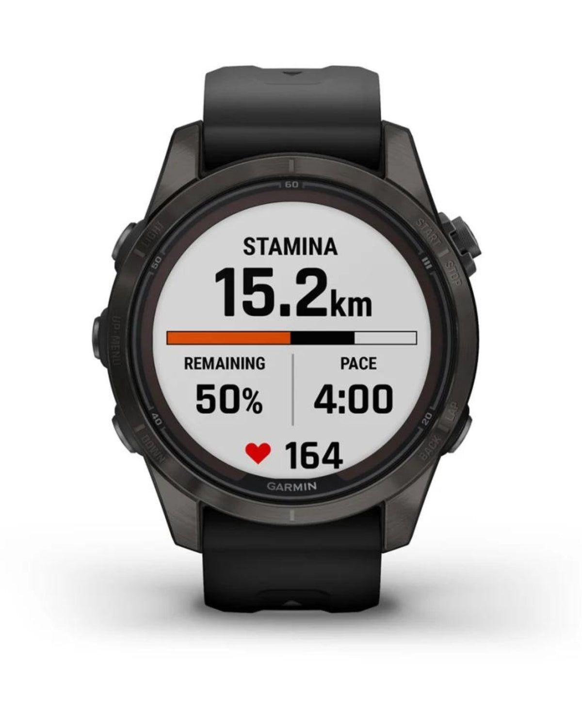 Smartwatch Garmin fēnix® 7S Pro, Sapphire Solar, Titan DLC Carbon Grey, Curea Neagră, 42MM