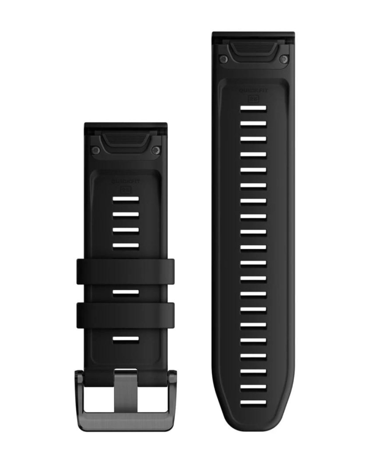 Curea QuickFit®, Silicon Negru, 26 mm