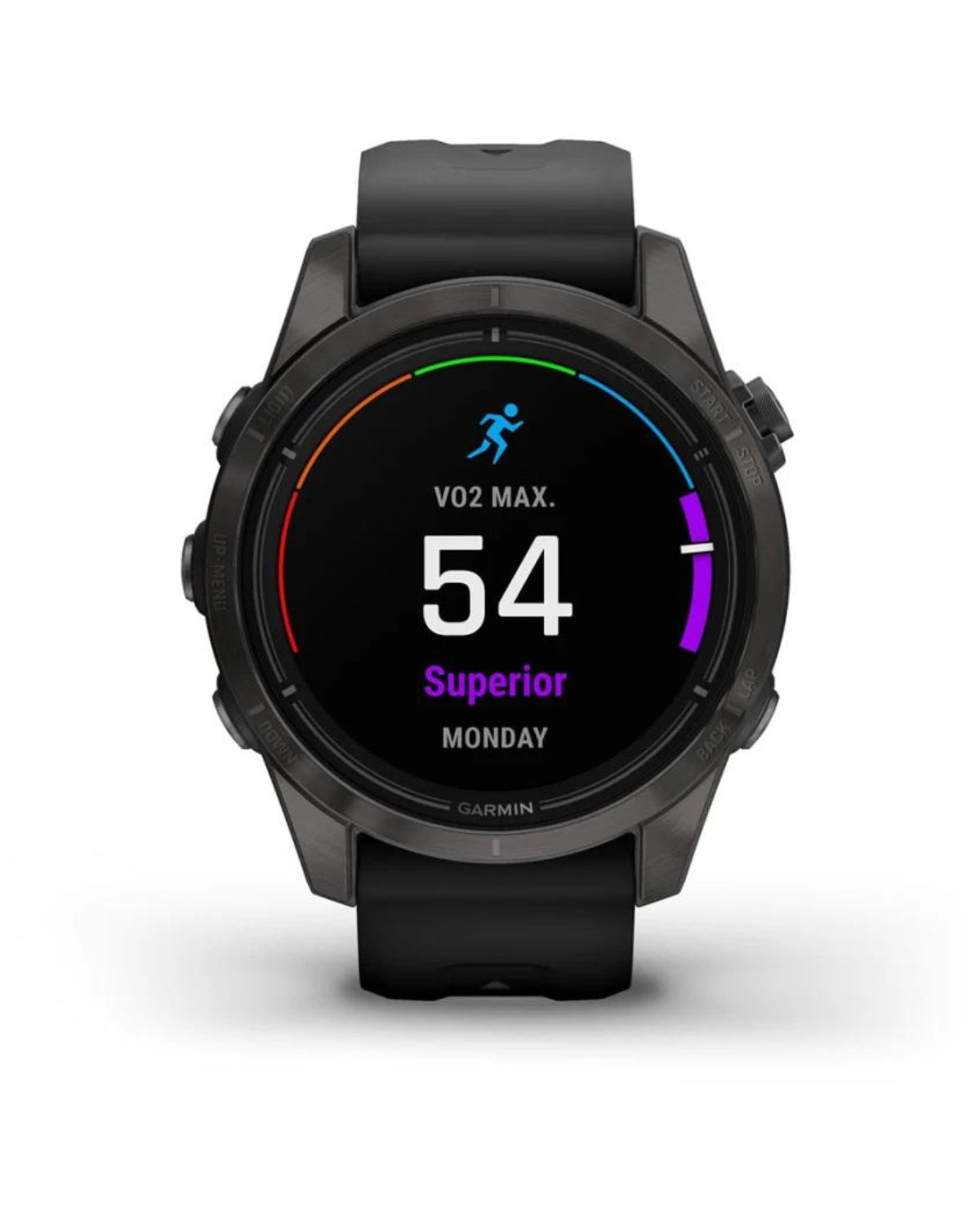 Smartwatch epix™ Pro (Gen 2), Sapphire, Titan DLC Carbon Grey, Curea Neagră, 42 mm