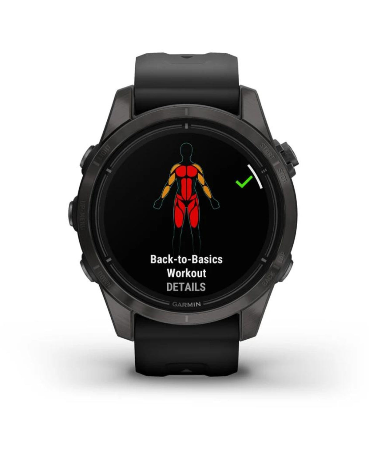 Smartwatch epix™ Pro (Gen 2), Sapphire, Titan DLC Carbon Grey, Curea Neagră, 42 mm