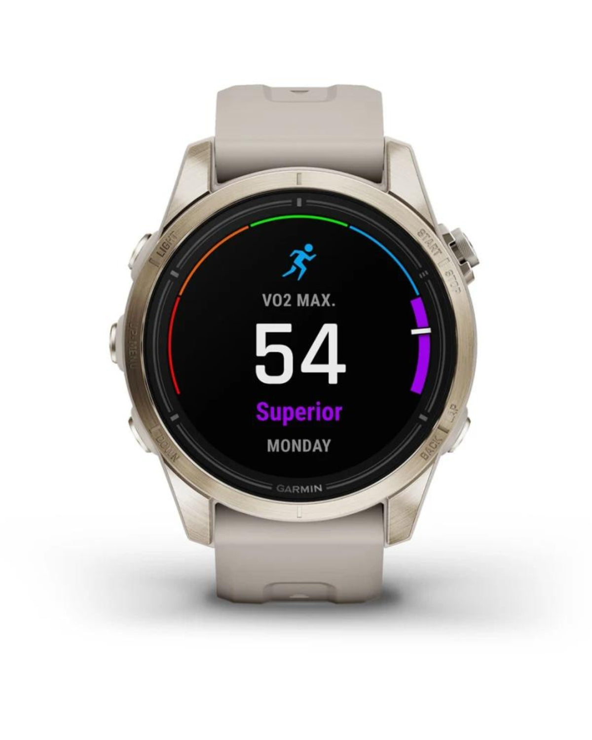Smartwatch epix™ Pro (Gen 2), Sapphire, Soft Gold, Curea Light Sand, 42mm