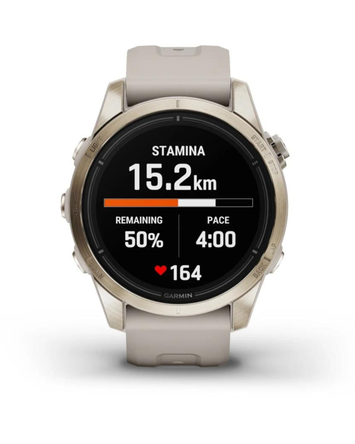 Smartwatch epix™ Pro (Gen 2), Sapphire, Soft Gold, Curea Light Sand, 42mm