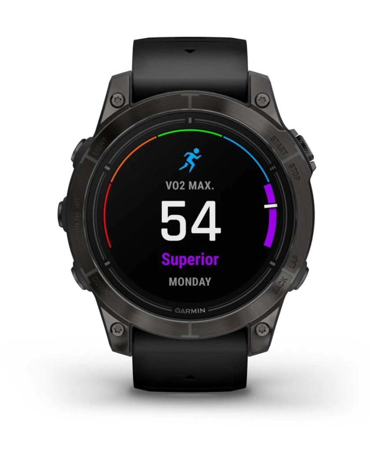 Smartwatch epix™ Pro (Gen 2), Sapphire, Titan DLC Carbon Grey, Curea Neagră, 47 mm
