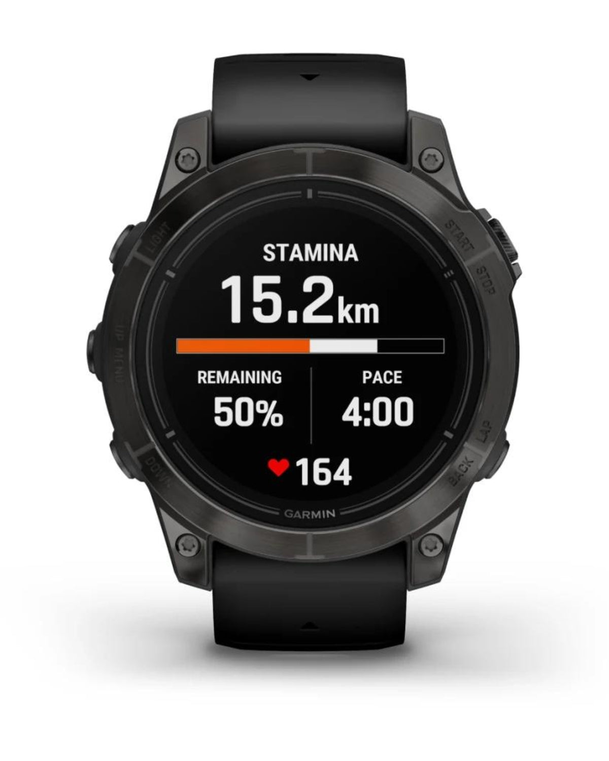 Smartwatch epix™ Pro (Gen 2), Sapphire, Titan DLC Carbon Grey, Curea Neagră, 47 mm