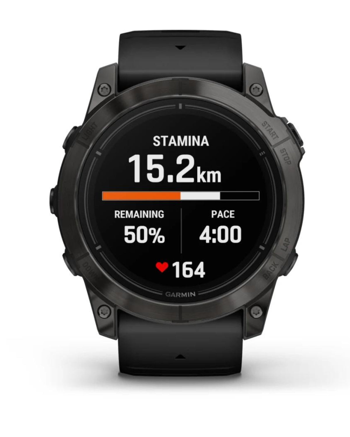 Smartwatch epix™ Pro (Gen 2), Sapphire, Titan DLC Carbon Grey, Curea Neagră, 51 mm