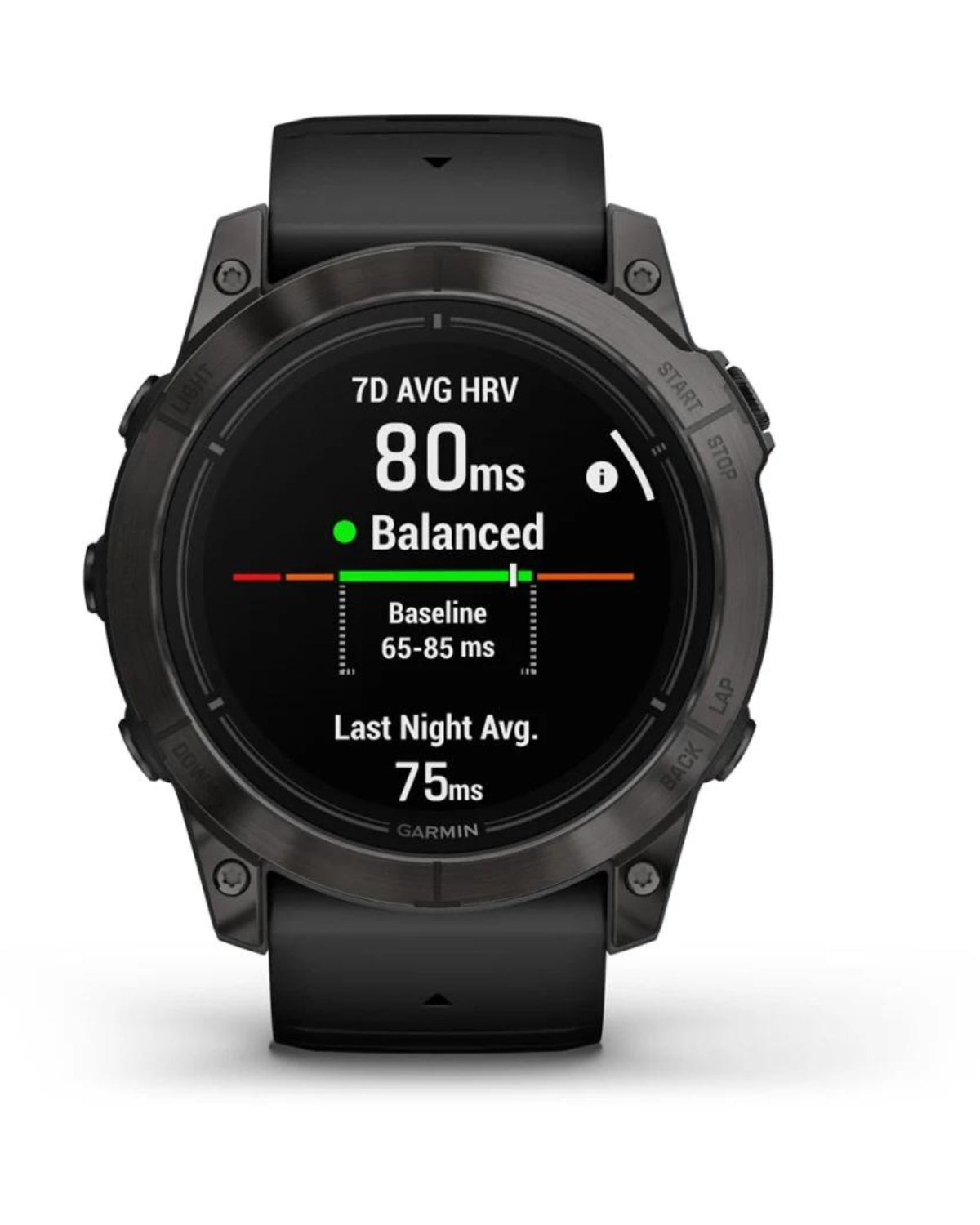 Smartwatch epix™ Pro (Gen 2), Sapphire, Titan DLC Carbon Grey, Curea Neagră, 51 mm