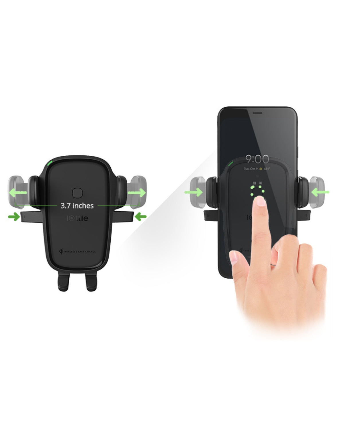 Suport Telefon Universal iOttie Easy One Touch Wireless 2 Vent & CD Mount