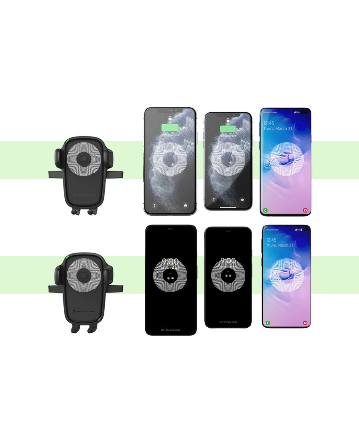 Suport Telefon Universal iOttie Easy One Touch Wireless 2 Vent & CD Mount