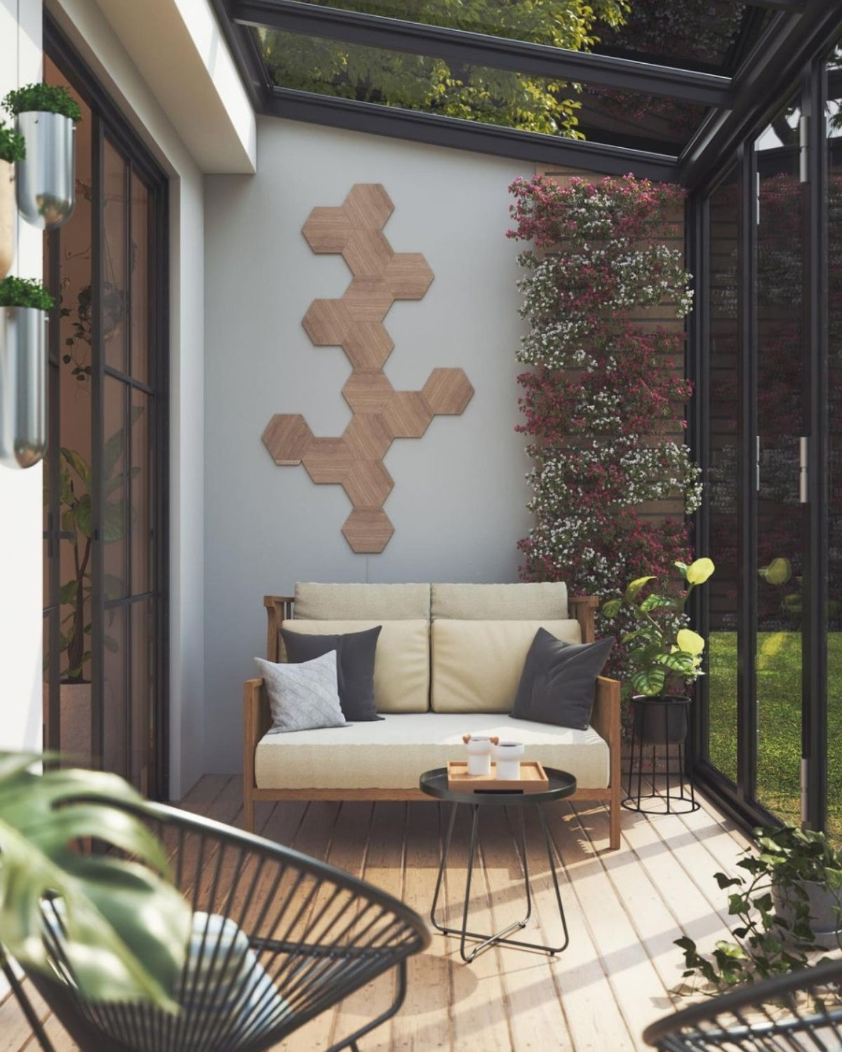 Nanoleaf Elements Hexagons Starter Kit, Wi-Fi, 3 Smart Light Panels Expansion Kit