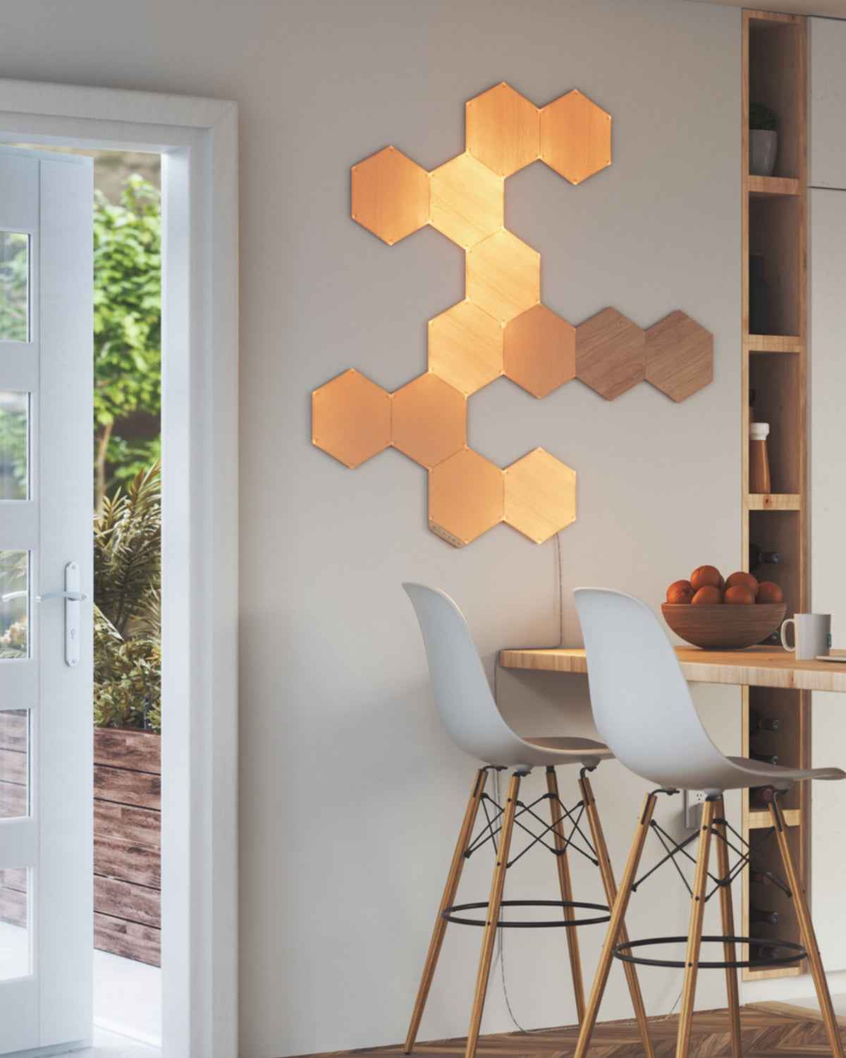 Nanoleaf Elements Hexagons Starter Kit, Wi-Fi, 3 Smart Light Panels Expansion Kit