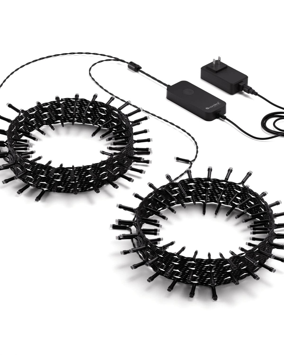 Bandă Led RGB Smart Nanoleaf Essentials Holiday String Starter Kit, 20 metri