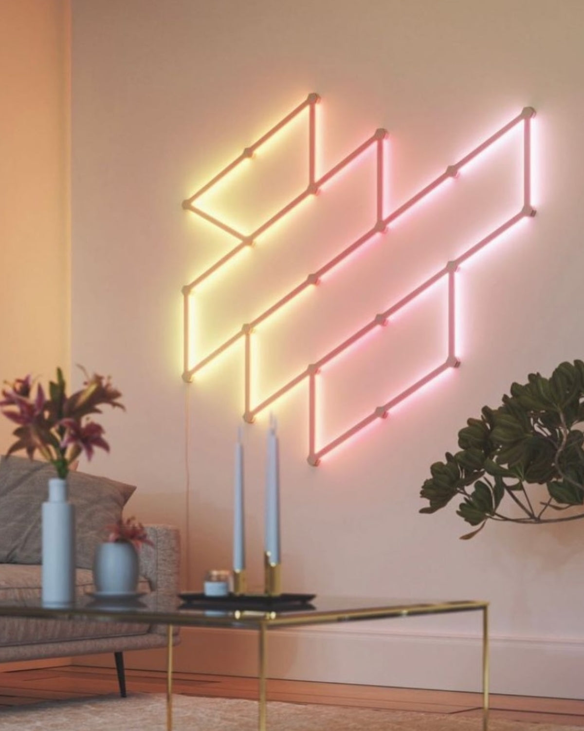 Kit extindere 3 panouri RGBW Nanoleaf Lines Starter Kit, Wi-Fi