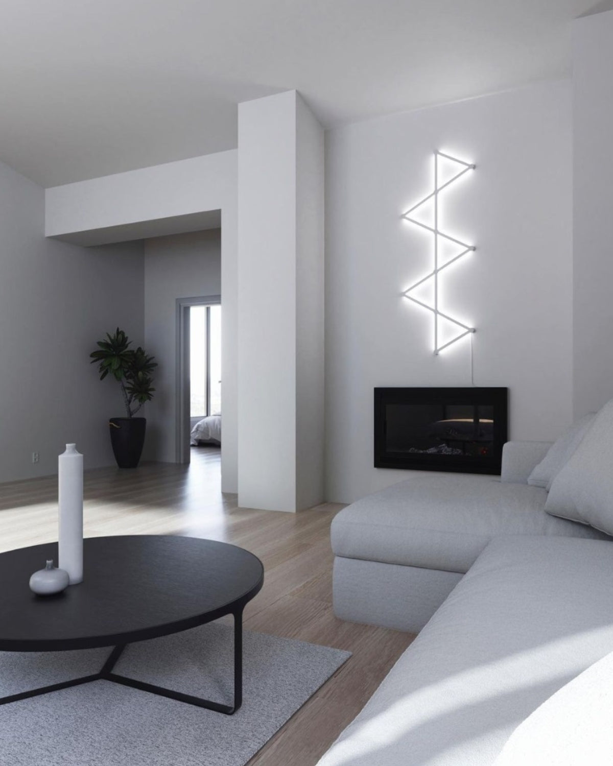 Kit extindere 3 panouri RGBW Nanoleaf Lines Starter Kit, Wi-Fi