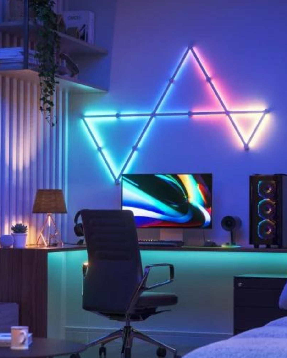 Kit extindere 3 panouri RGBW Nanoleaf Lines Starter Kit, Wi-Fi