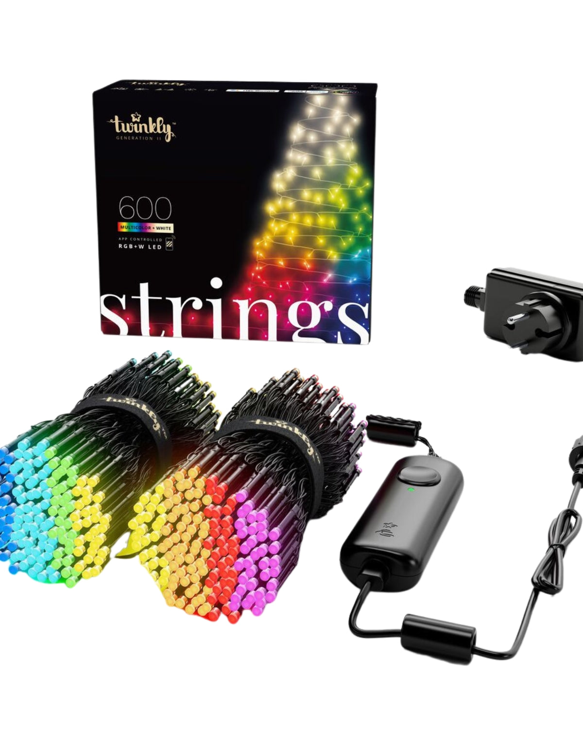 Instalație Smart Twinkly 600 Leduri, RGBW, Bluetooth, Wi-Fi