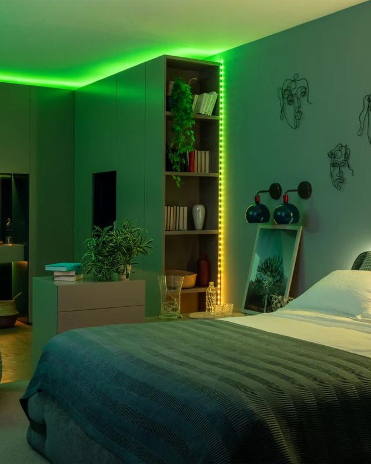 Bandă LED Smart RGB Twinkly Dots, 400 LEDuri, Bluetooth, Wi-Fi, 20 metri, IP44