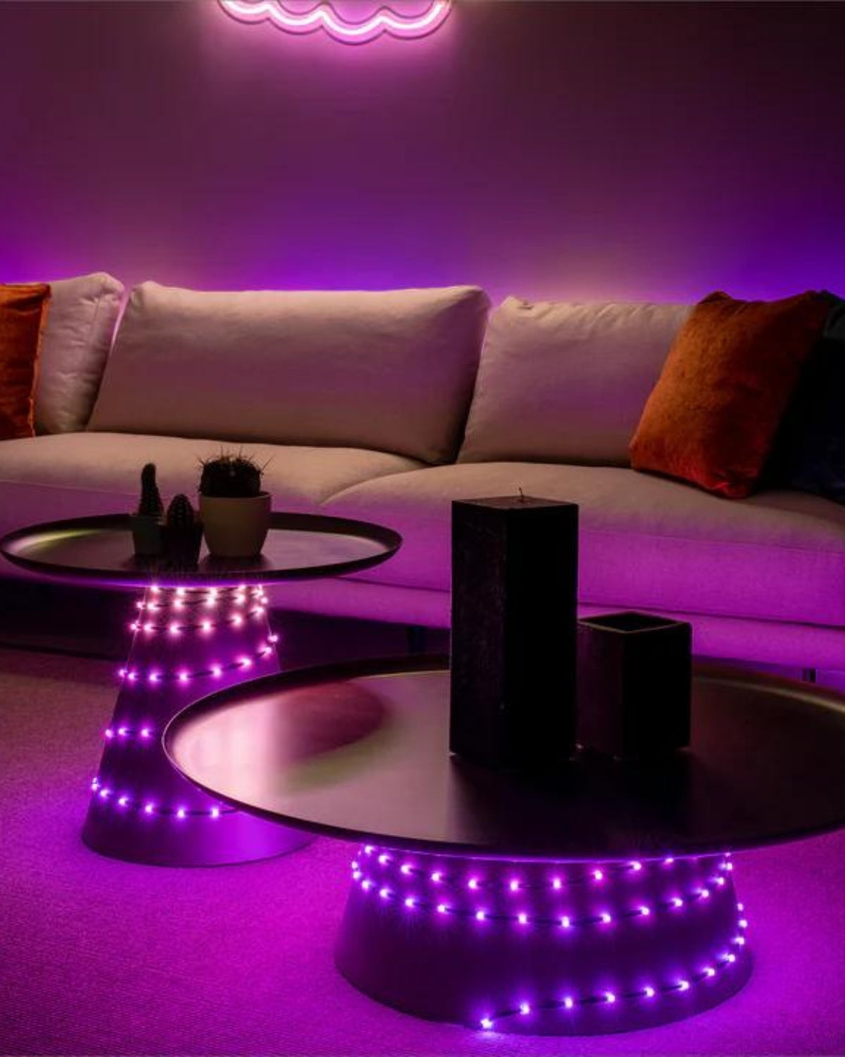 Bandă LED Smart RGB Twinkly Dots, 400 LEDuri, Bluetooth, Wi-Fi, 20 metri, IP44