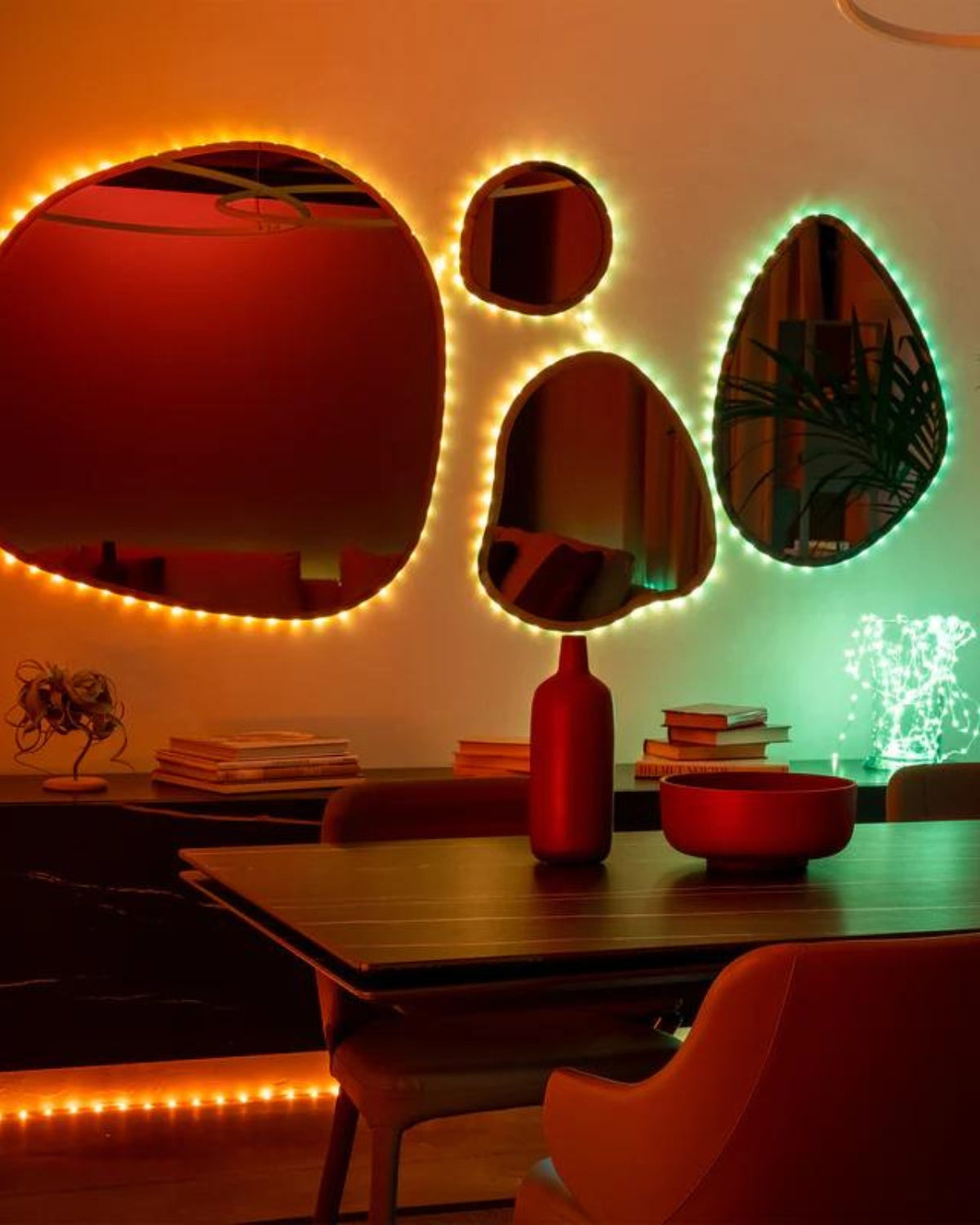 Bandă LED Smart RGB Twinkly Dots, 400 LEDuri, Bluetooth, Wi-Fi, 20 metri, IP44