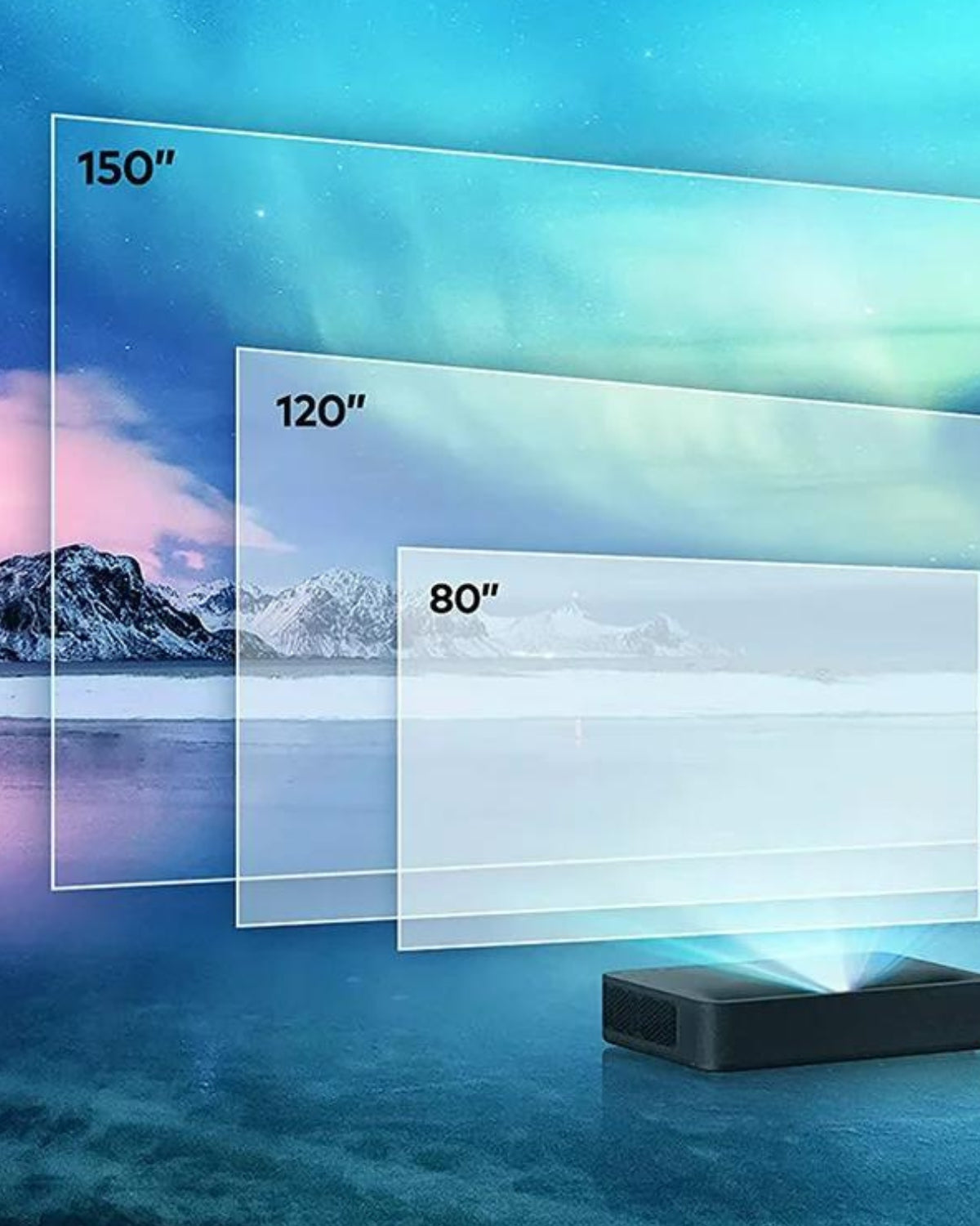 Video proiector Vava 4K UST Laser, Negru