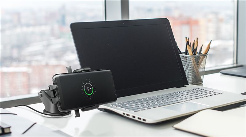 Suport Telefon Auto iOttie Easy One Touch Wireless, pentru bord