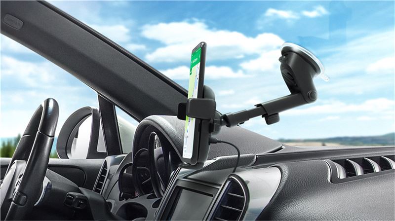 Suport Telefon Auto iOttie Easy One Touch Wireless, pentru bord