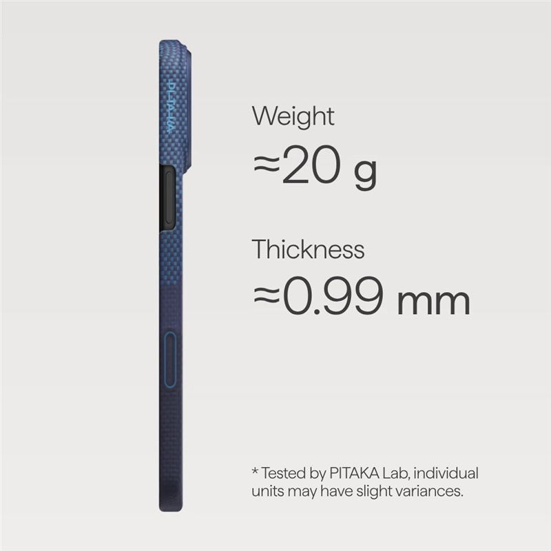 Husă Pitaka Ultra-Slim, Over the horizon — iPhone 17 Pro Max