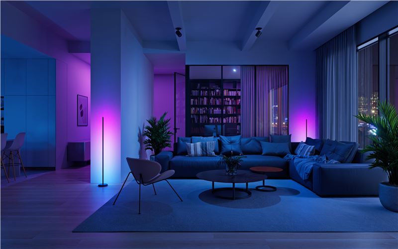 Lampă de podea smart Nanoleaf Matter Smart Multicolor Floor Lamp