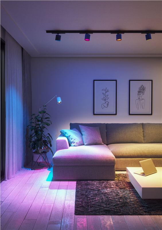 Set 3 becuri smart Nanoleaf Essentials GU10, Matter, Wi-Fi