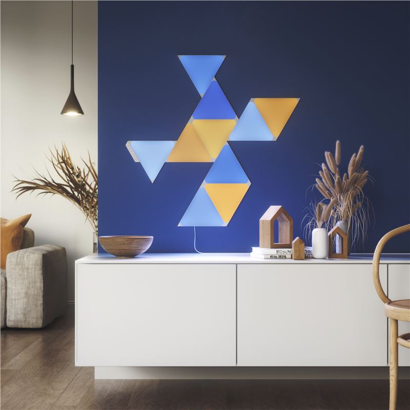 Pachet extensie 3 panouri Nanoleaf Shapes Triangles Expansion Pack
