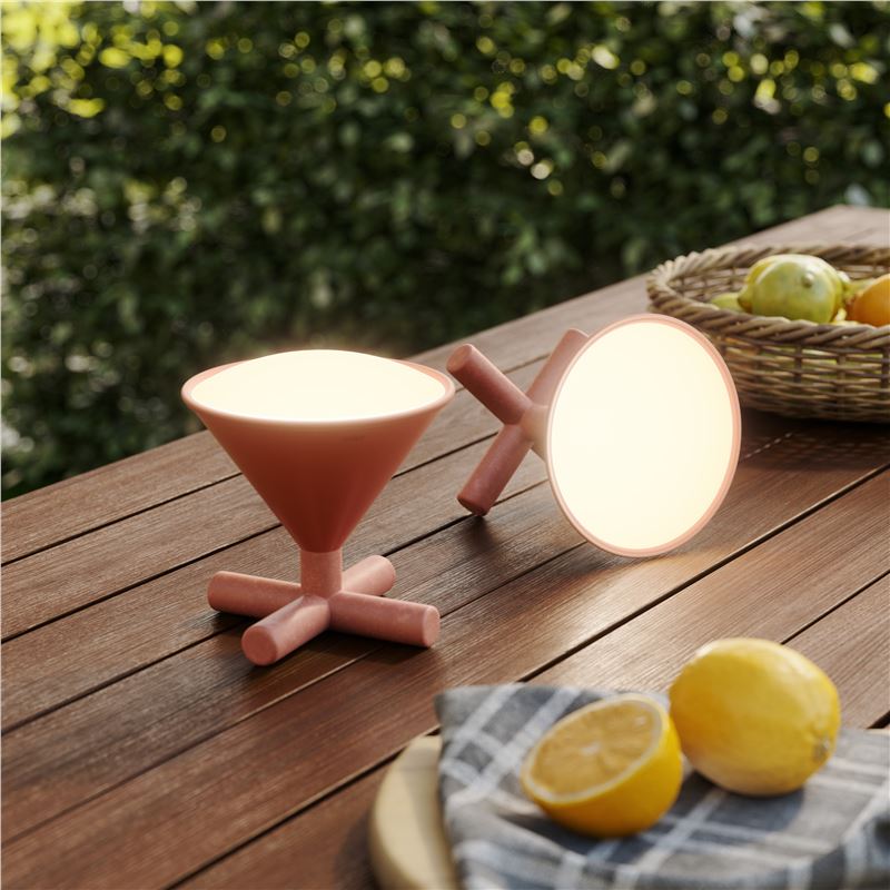 Lampă smart de masă Nanoleaf Smarter IQ Umbra Cono, portocaliu, Wi-Fi