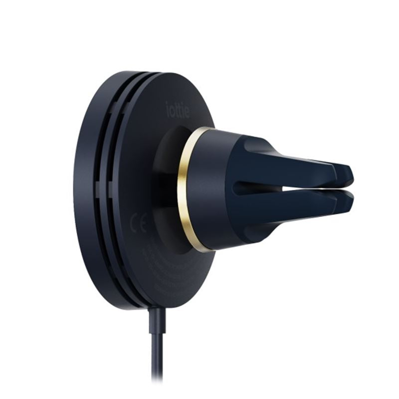 Suport Telefon Auto iOttie Velox Mini MagSafe cu încărcare wireless, pentru grila de ventilație