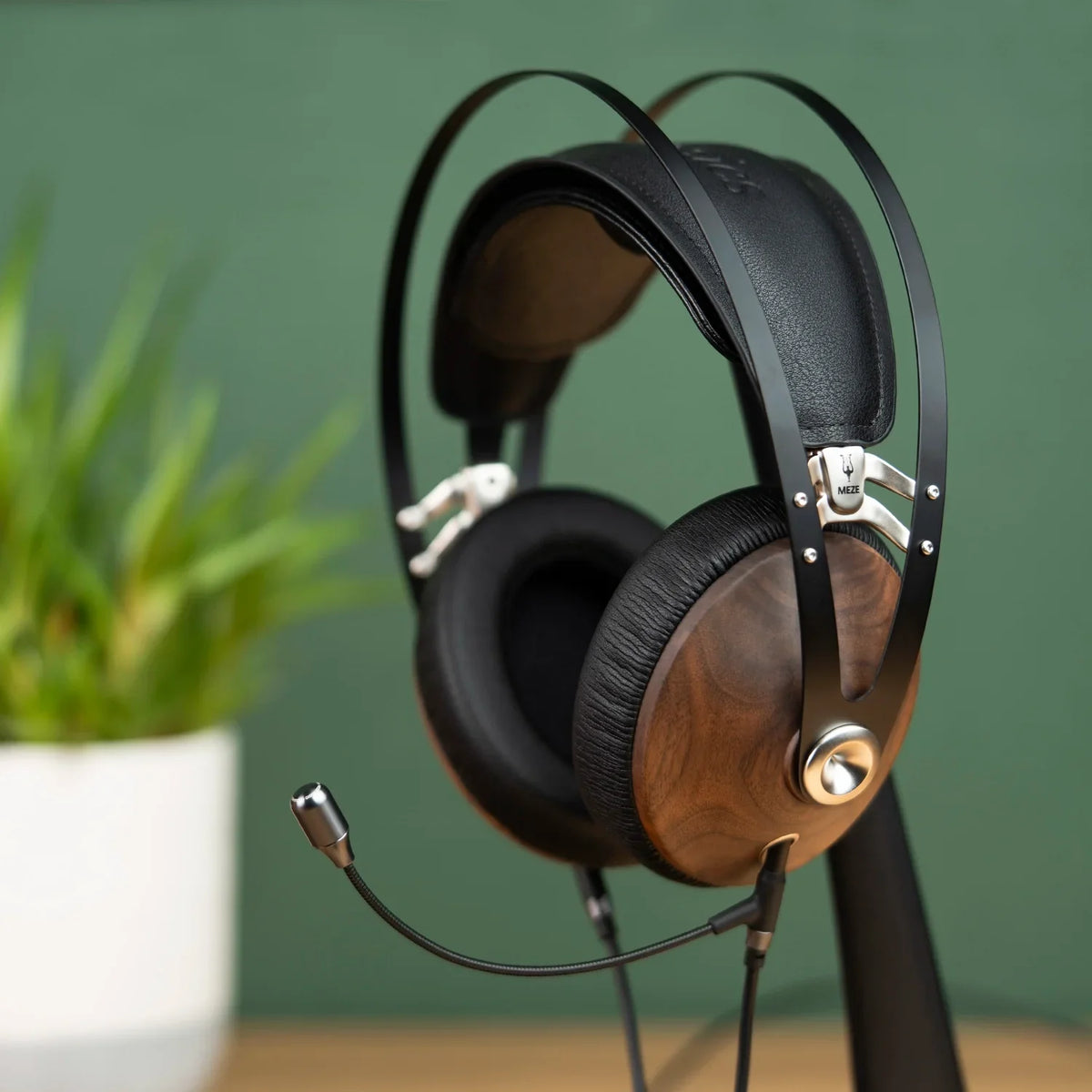Căști cu Microfon Meze 99 Classics Headset, Walnut Silver