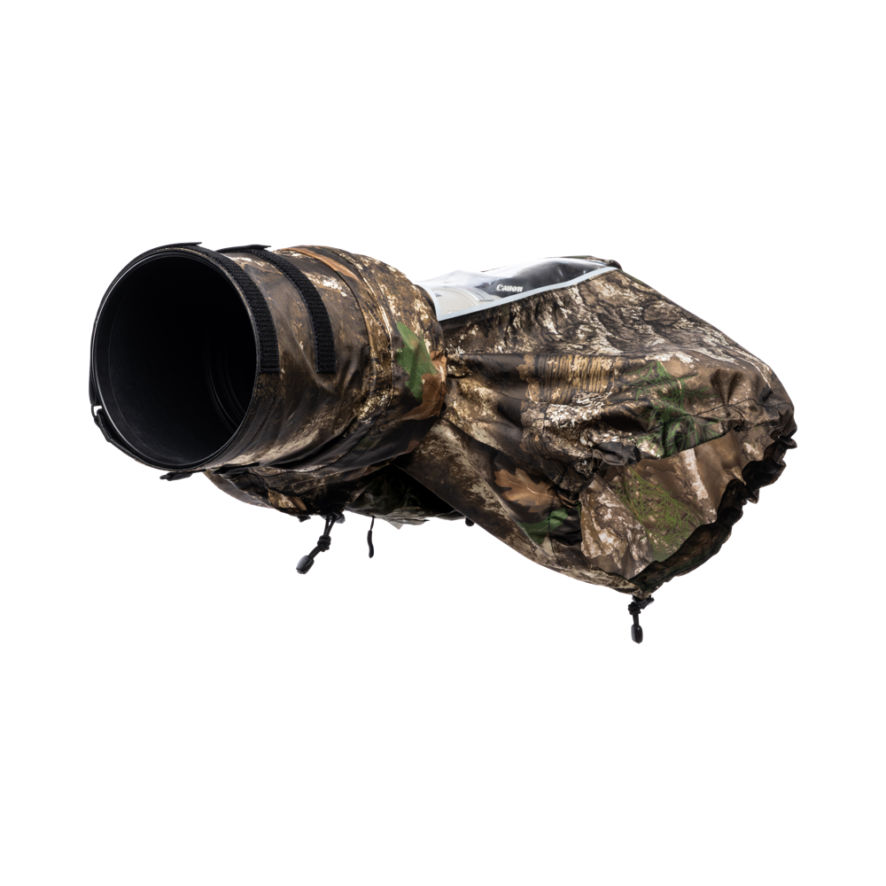 Think Tank Rain Cover I RealTree APX Camo (EYEPIECE REQUIRED) I Hydrophobia DM 300-600 V3