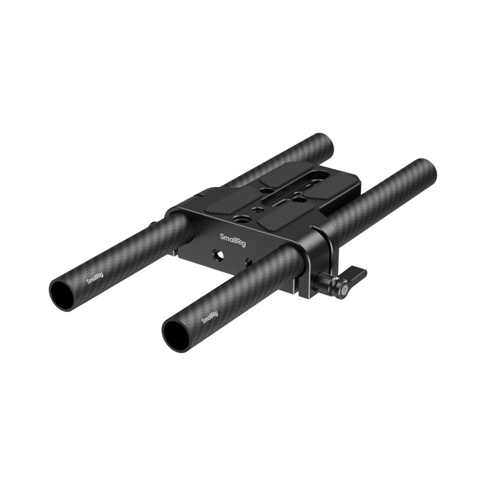SmallRig 5609 Bottom Mount Plate with Dual 15mm Rod Clamp
