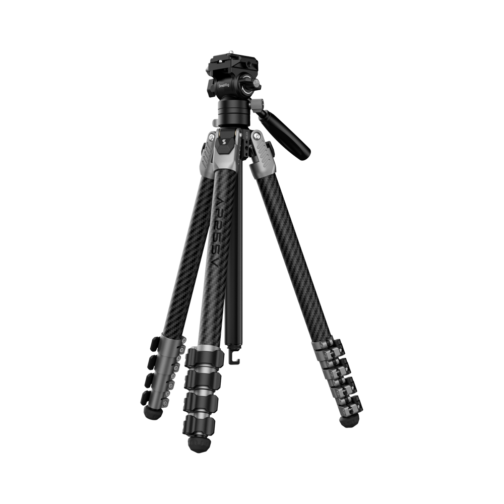 SmallRig 5477 Portable Video Carbon Fiber Tripod AP255Pro