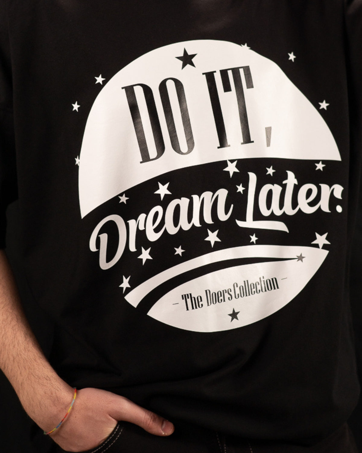 Tricou Premium Bumbac, Imprimeu “Do it, Dream Later”
