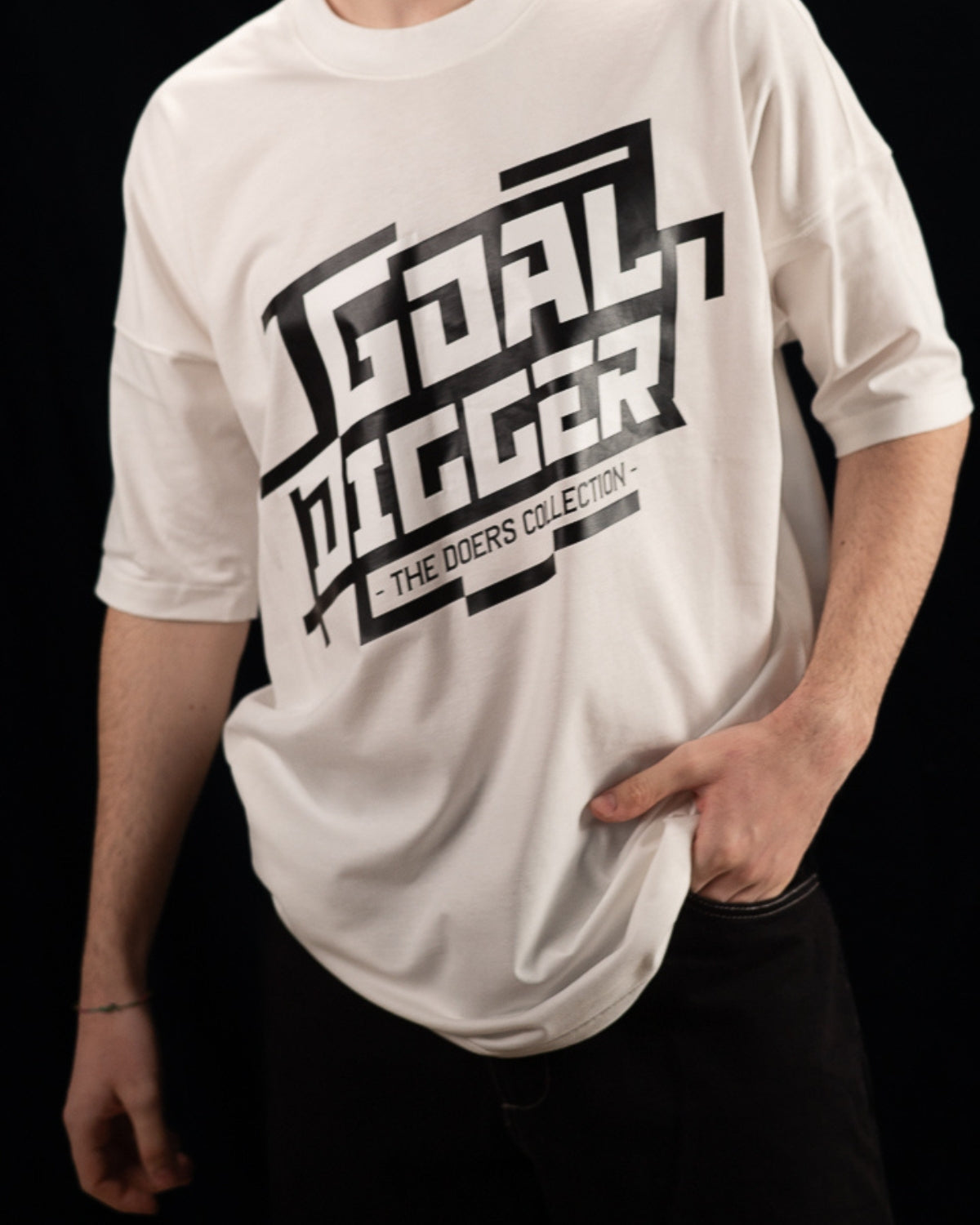 Tricou Premium Bumbac, Imprimeu “Goal Digger”