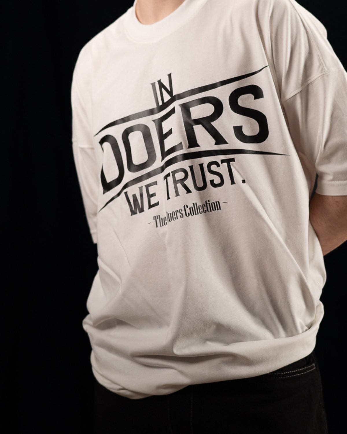 Tricou Premium Bumbac, Imprimeu “In DOERS We Trust”