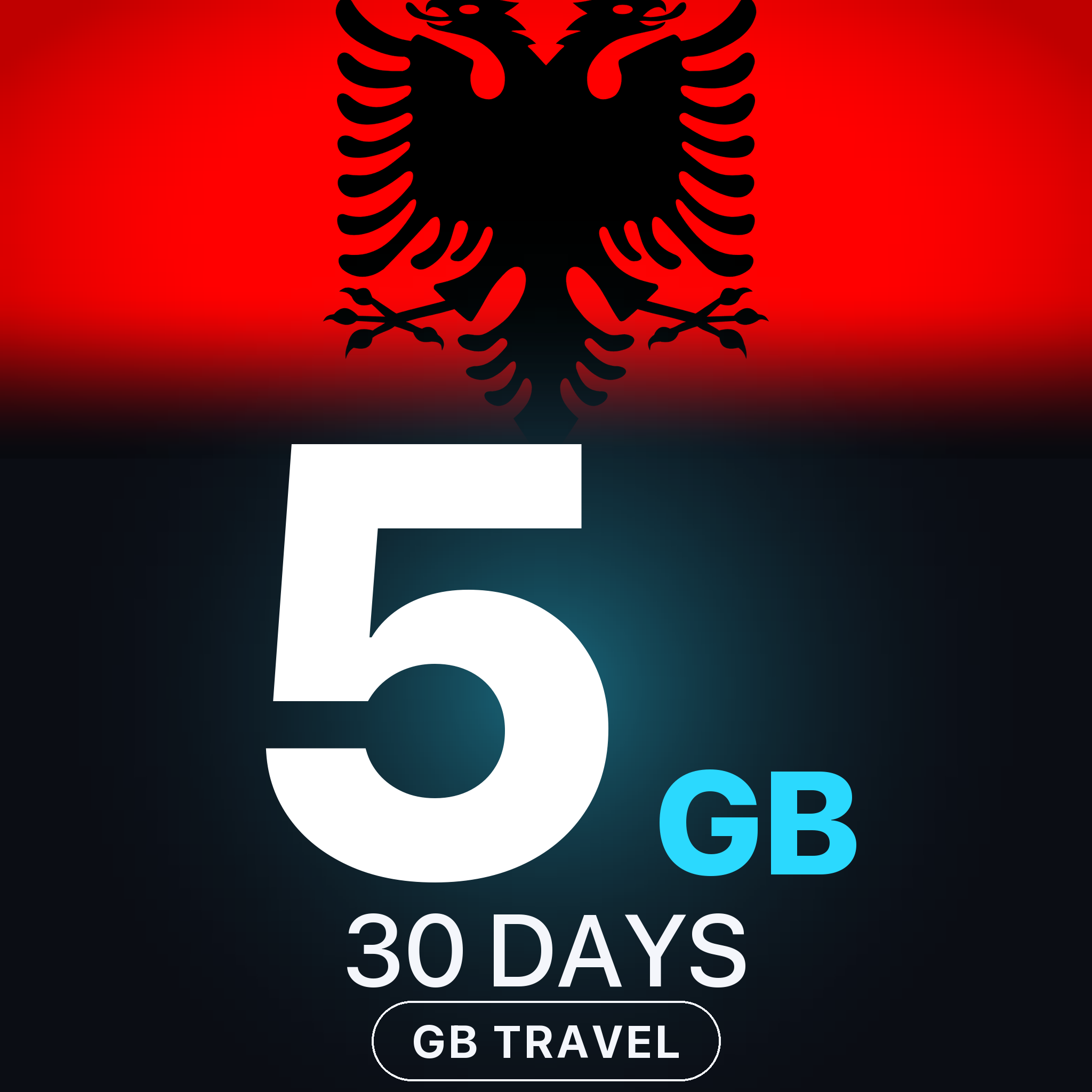 eSIM Albania 5 GB, 30 DAYS — GB Travel
