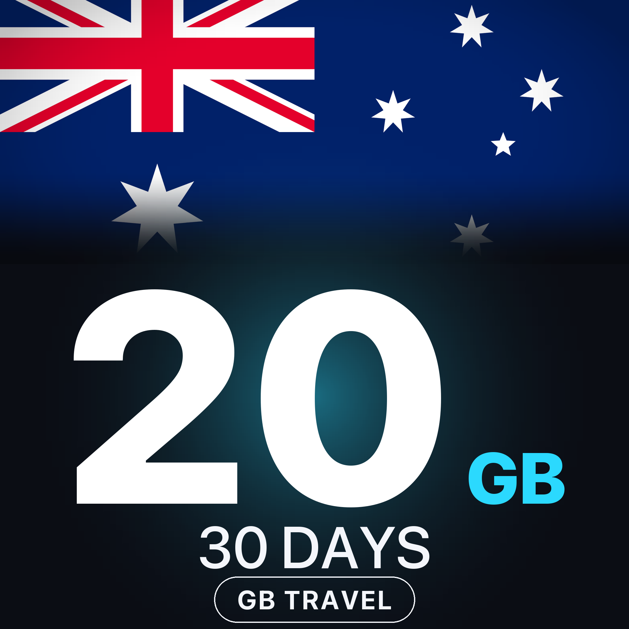 eSIM Australia 20 GB, 30 DAYS — GB Travel