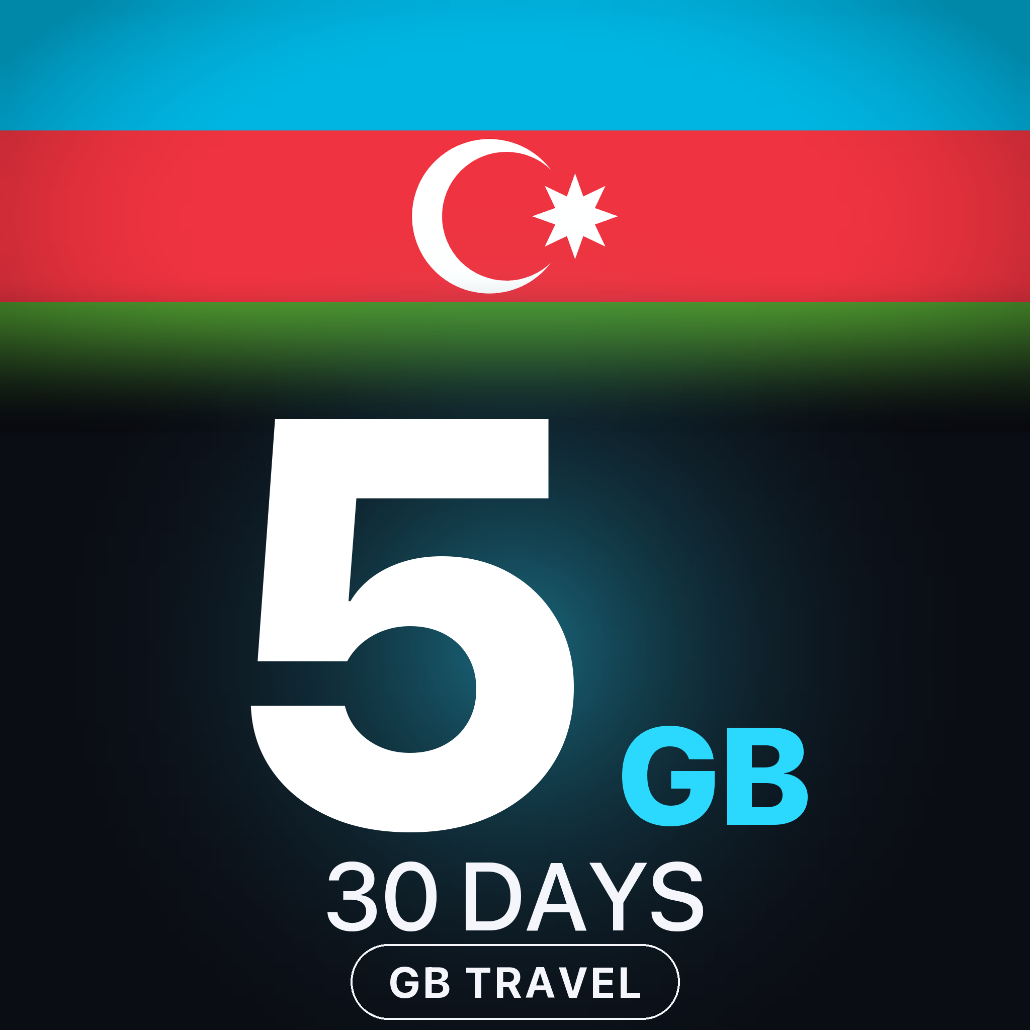 eSIM Azerbaidjan 5 GB, 30 DAYS — GB Travel