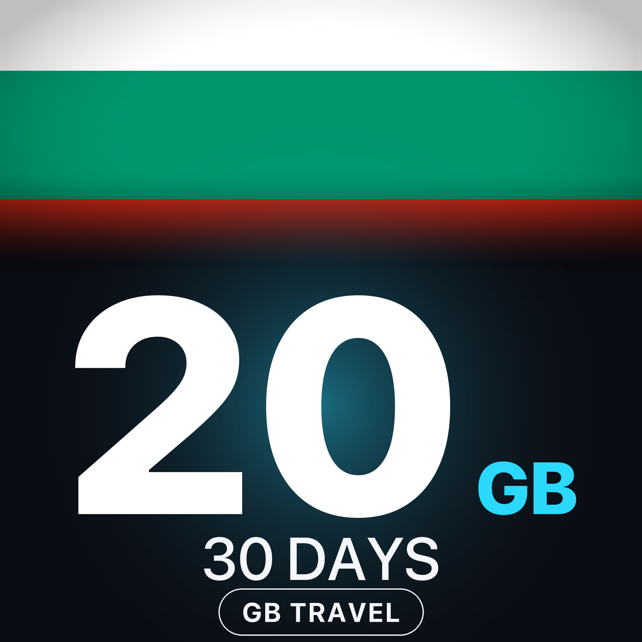 eSIM Bulgaria 20 GB, 30 DAYS — GB Travel
