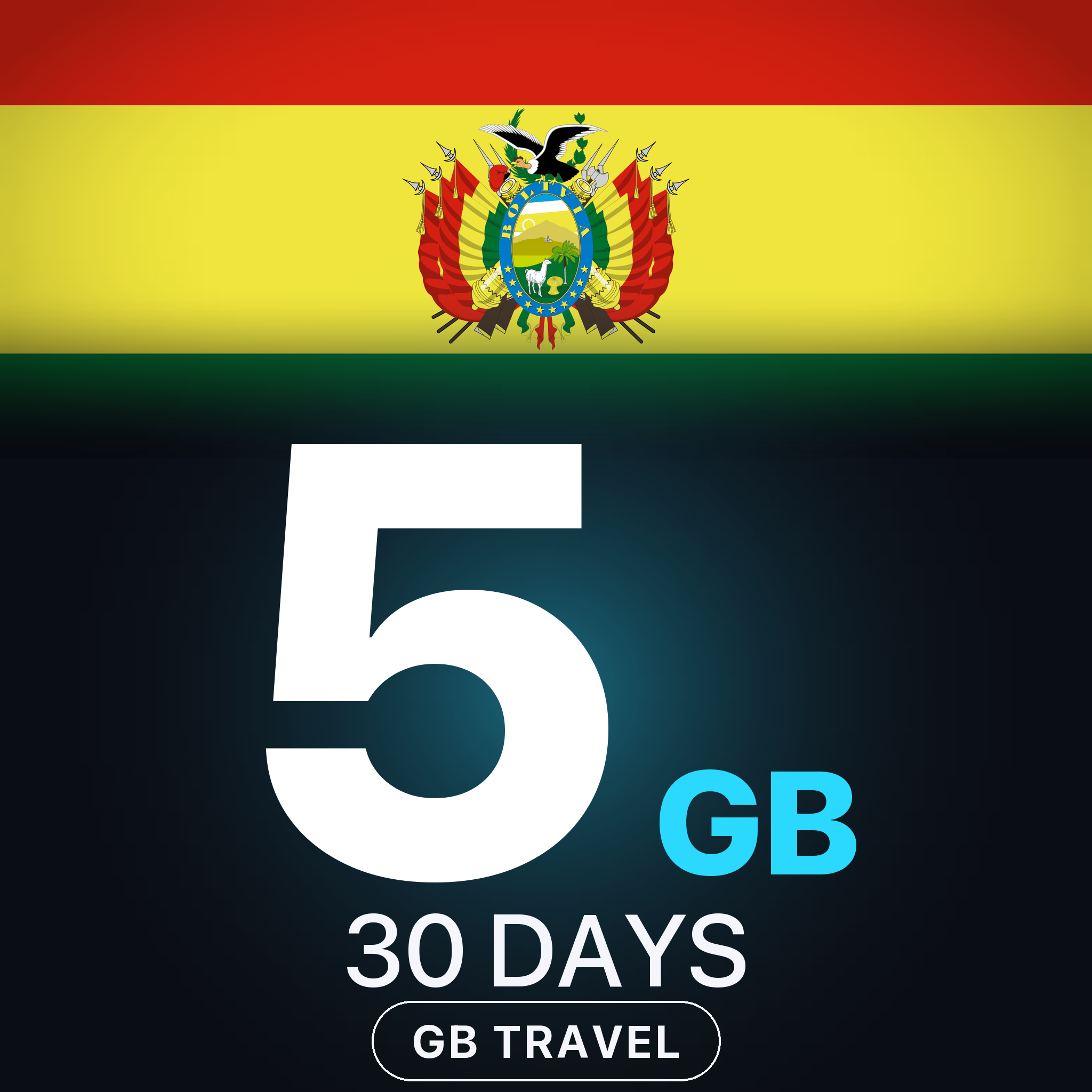 eSIM Bolivia 5 GB, 30 DAYS — GB Travel