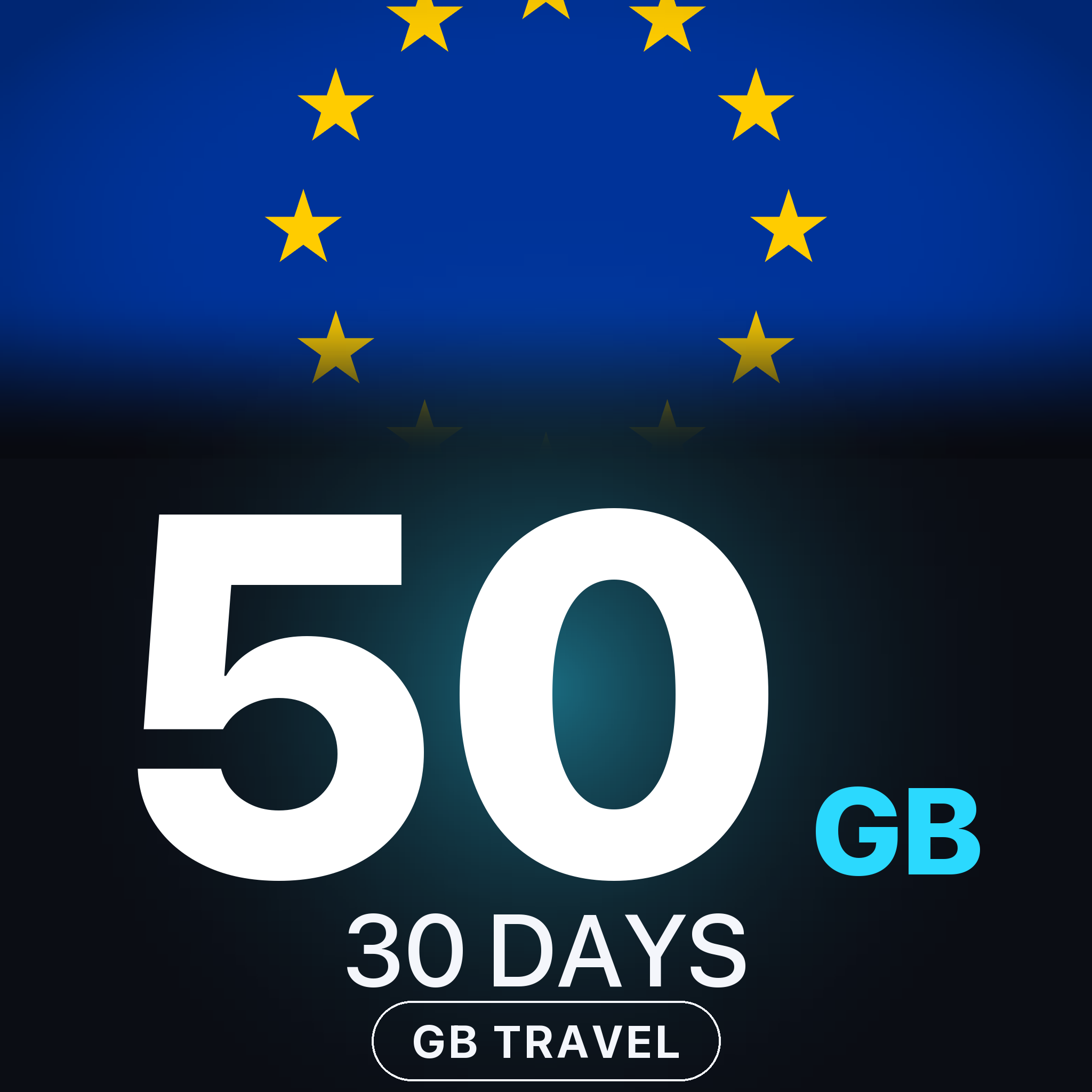 eSIM Europa 50 GB, 30 DAYS — GB Travel