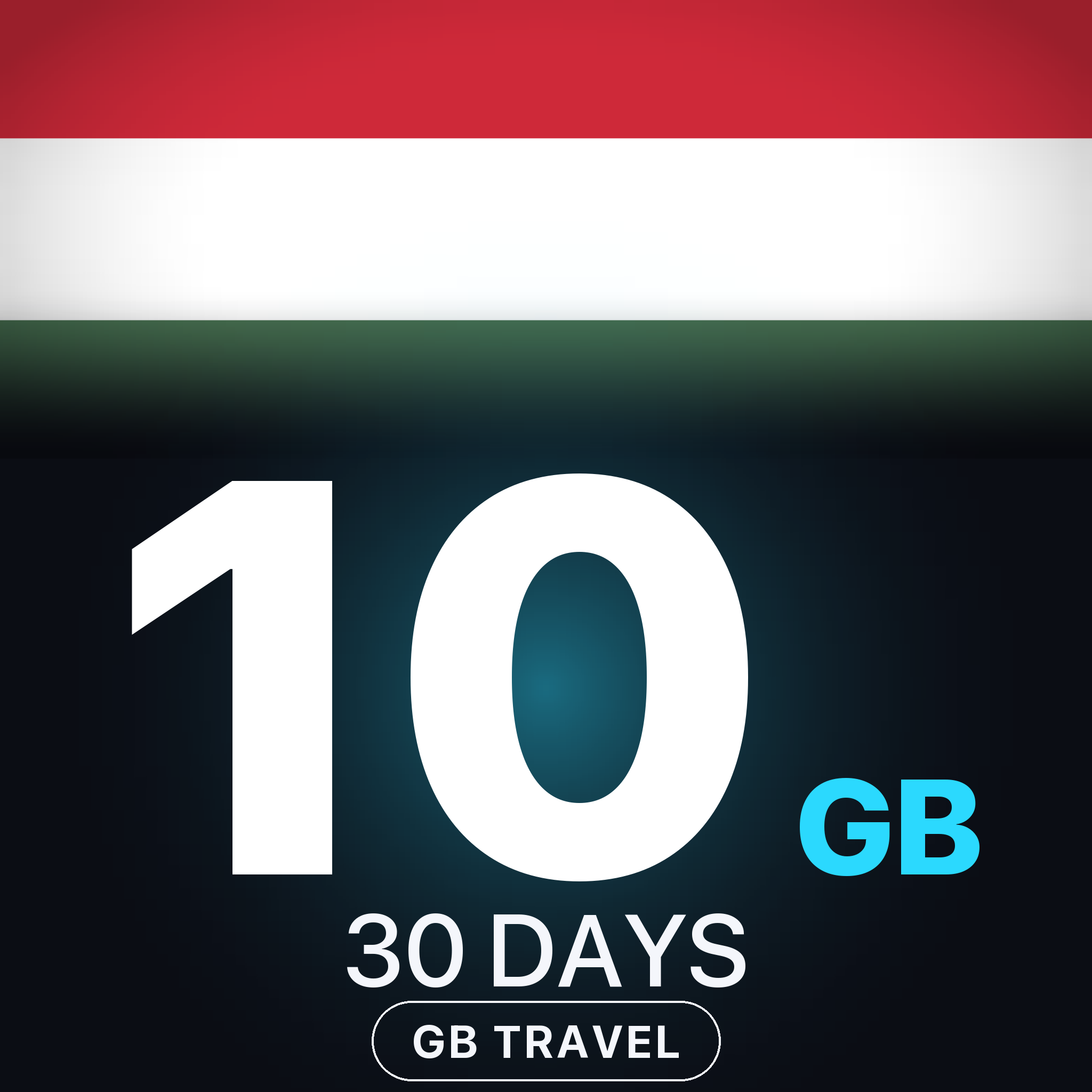 eSIM Ungaria 10 GB, 30 DAYS — GB Travel