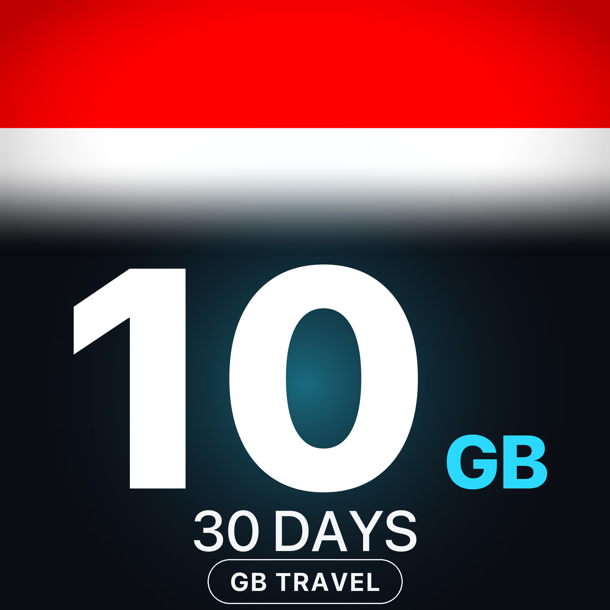 eSIM Indonezia / Bali 10 GB, 30 DAYS — GB Travel