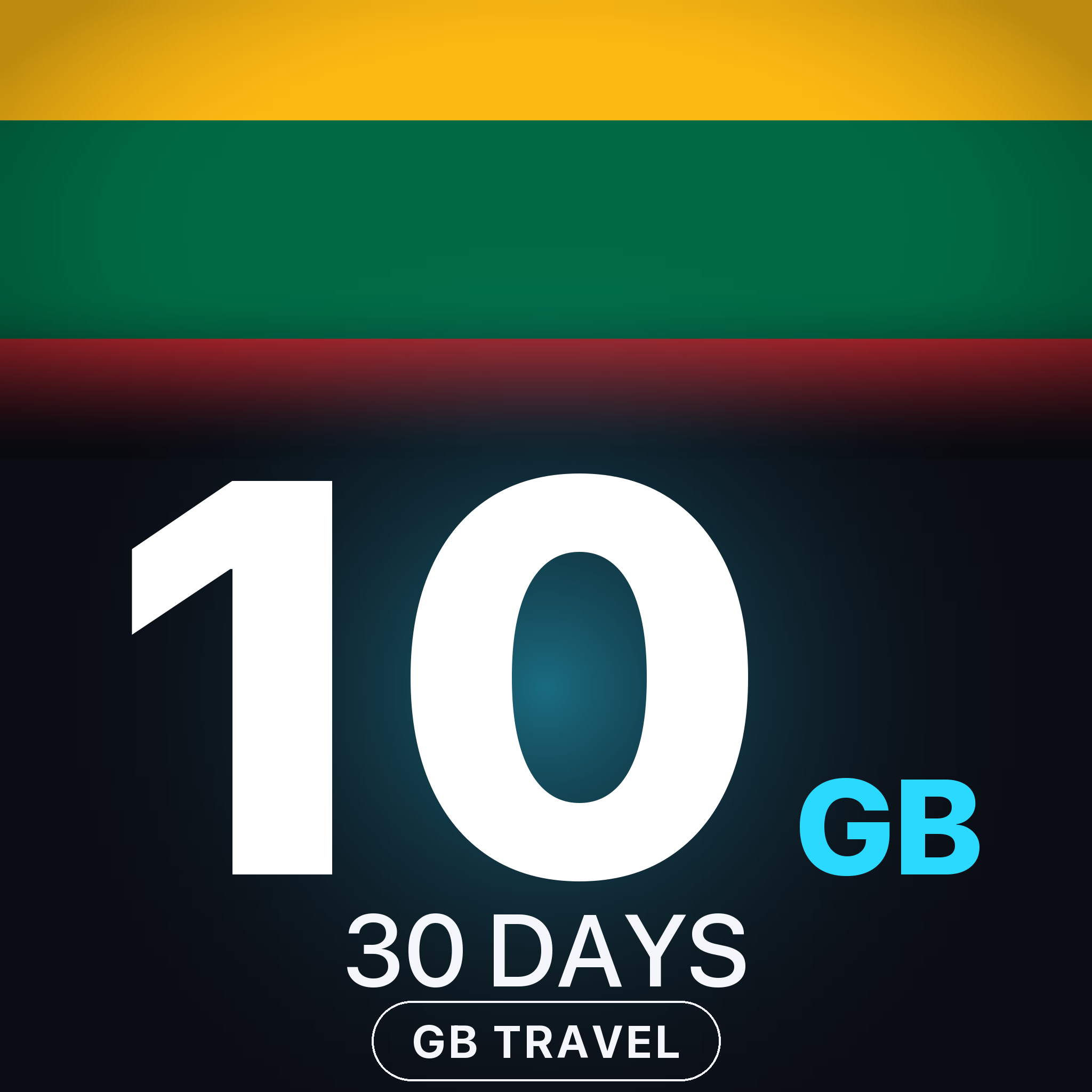 eSIM Lituania 10 GB, 30 DAYS — GB Travel