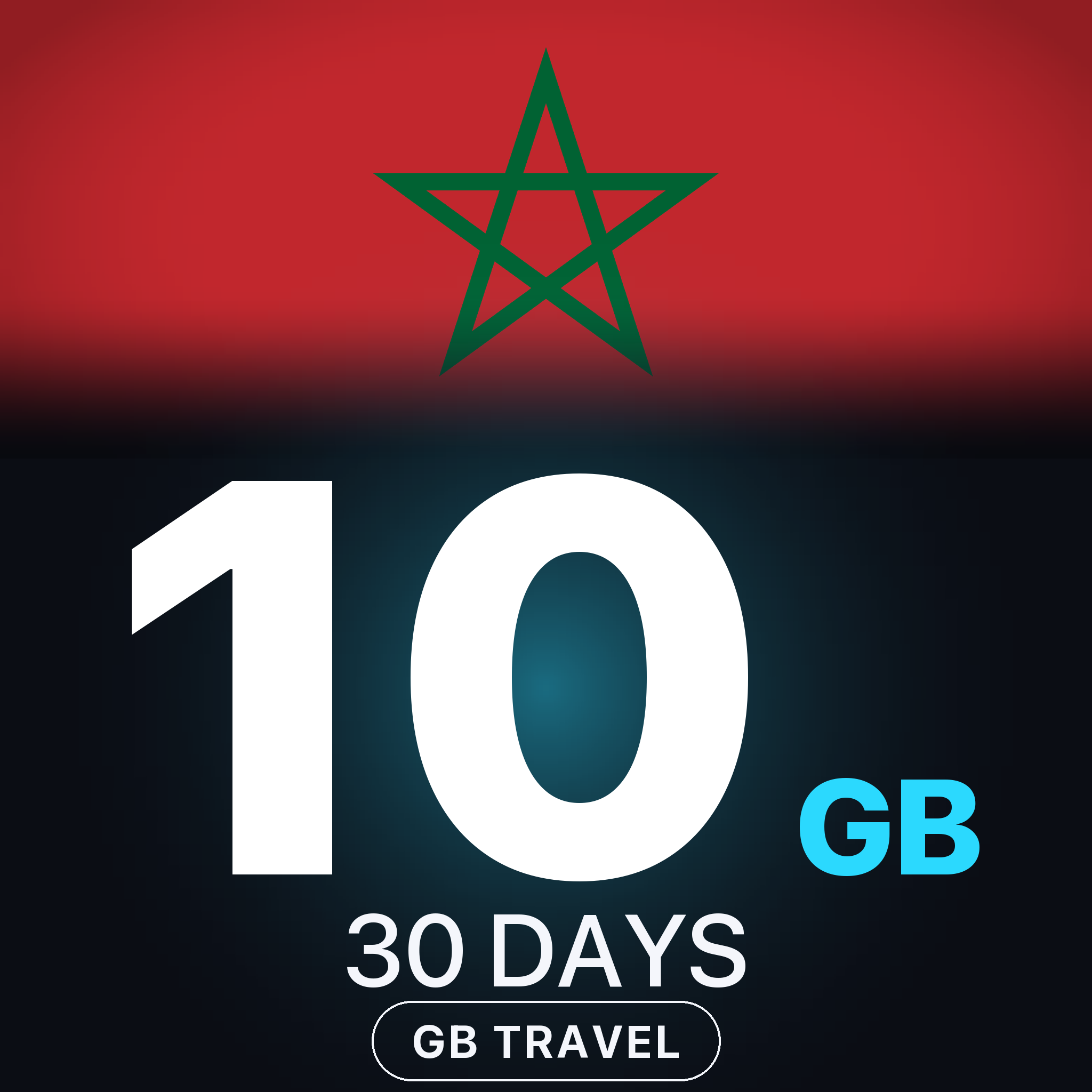 eSIM Maroc 10 GB, 30 DAYS — GB Travel