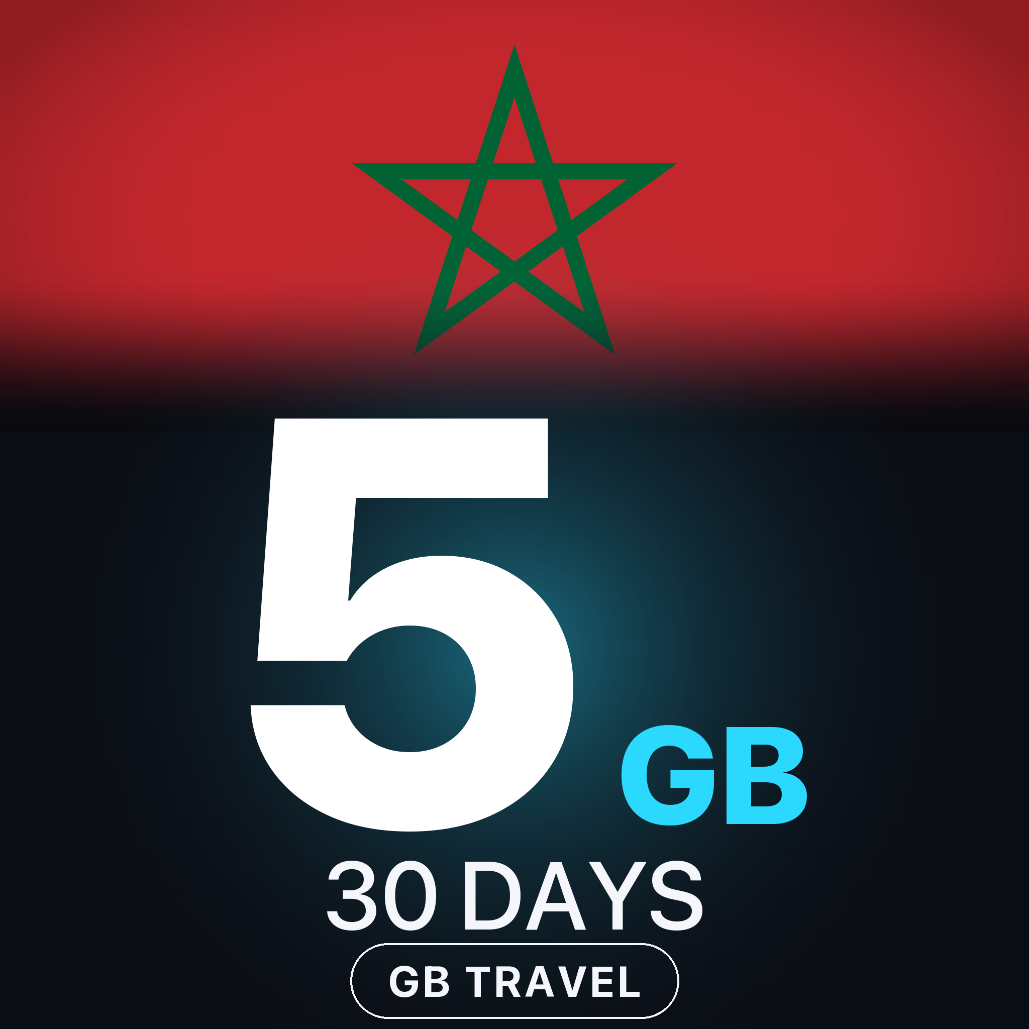 eSIM Maroc 5 GB, 30 DAYS — GB Travel